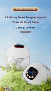OEM Custom W210 Portable Electric Wearable Single BPA-Free 3 Modes and 15 Levels Functions